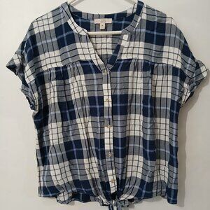 Plaid Top